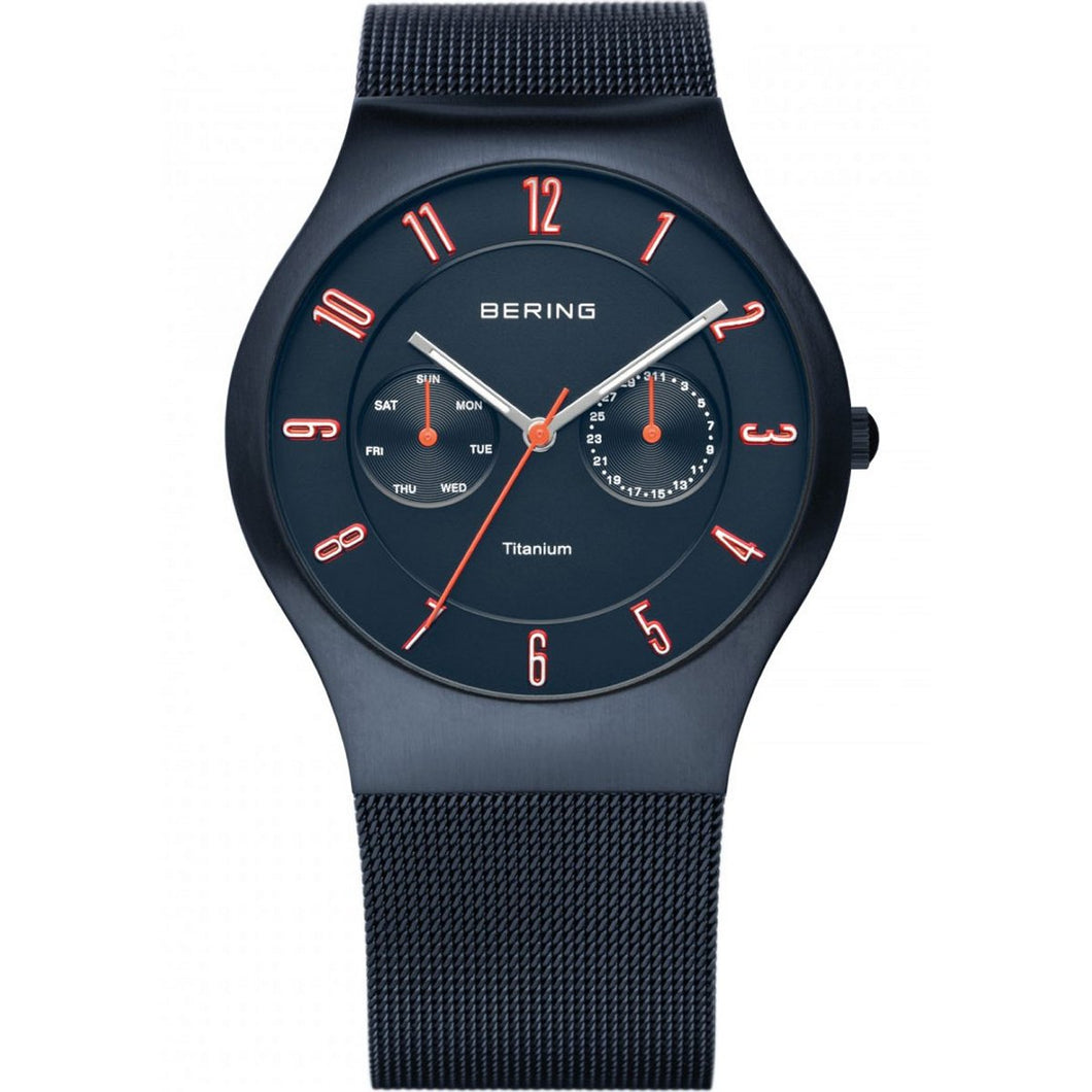 Bering Herren Uhr Armbanduhr Slim Classic - 11939-393-1 Meshband