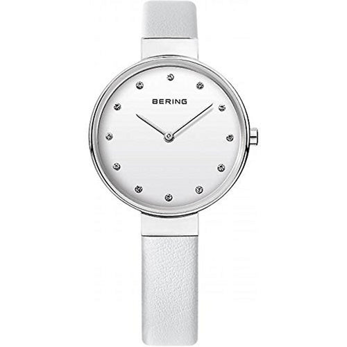 Bering Damen Uhr Armbanduhr Slim Classic - 12034-804 Leder