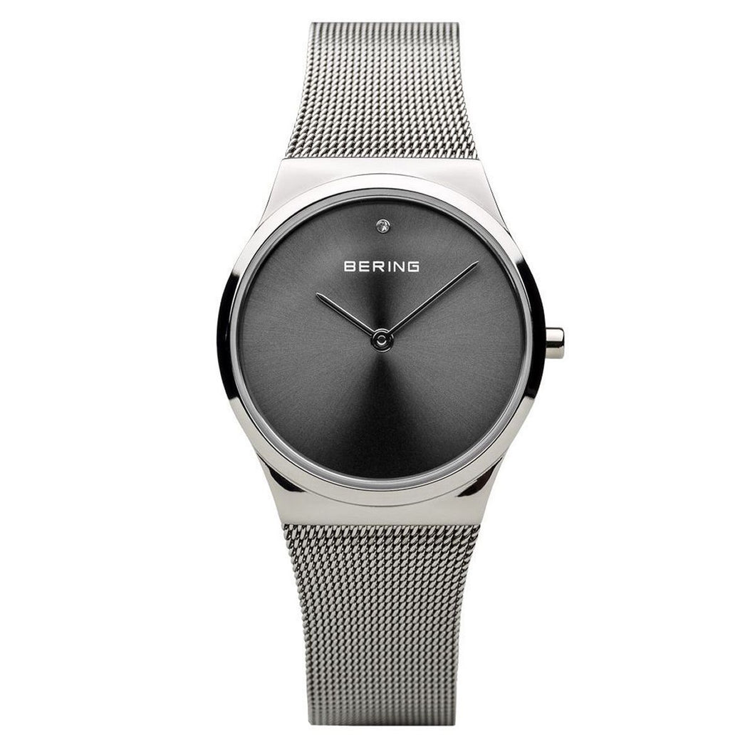 Bering Damen Uhr Armbanduhr Classic - 12130-009-1 Meshband