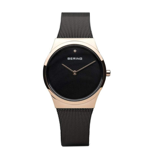 Bering Damen Uhr Armbanduhr Classic - 12130-166-1 Meshband