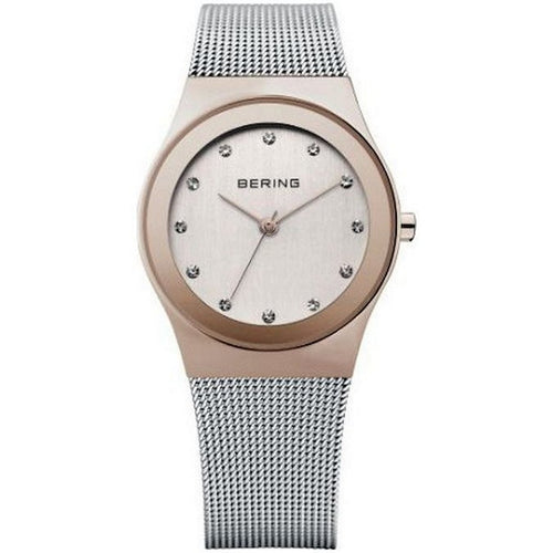 Bering Damen Uhr Armbanduhr Slim Classic - 12927-064-1 Meshband