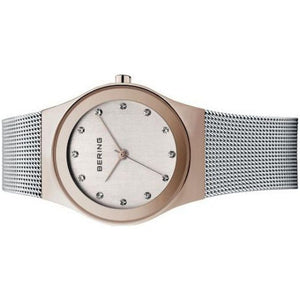 Bering Damen Uhr Armbanduhr Slim Classic - 12927-064-1 Meshband