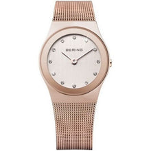 Laden Sie das Bild in den Galerie-Viewer, Bering Damen Uhr Armbanduhr Slim Classic - 12927-366-1 Meshband