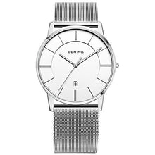 Laden Sie das Bild in den Galerie-Viewer, Bering Herren Uhr Armbanduhr Classic - 13139-000 Meshband
