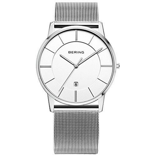 Bering Herren Uhr Armbanduhr Classic - 13139-000 Meshband