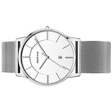 Laden Sie das Bild in den Galerie-Viewer, Bering Herren Uhr Armbanduhr Classic - 13139-000 Meshband