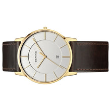 Laden Sie das Bild in den Galerie-Viewer, Bering Herren Uhr Armbanduhr Slim Classic - 13139-539-1 Leder