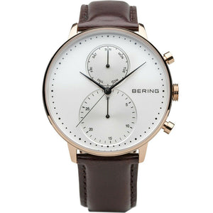 Bering Herren Uhr Armbanduhr Mulifunktion - 13242-564-1 Leder
