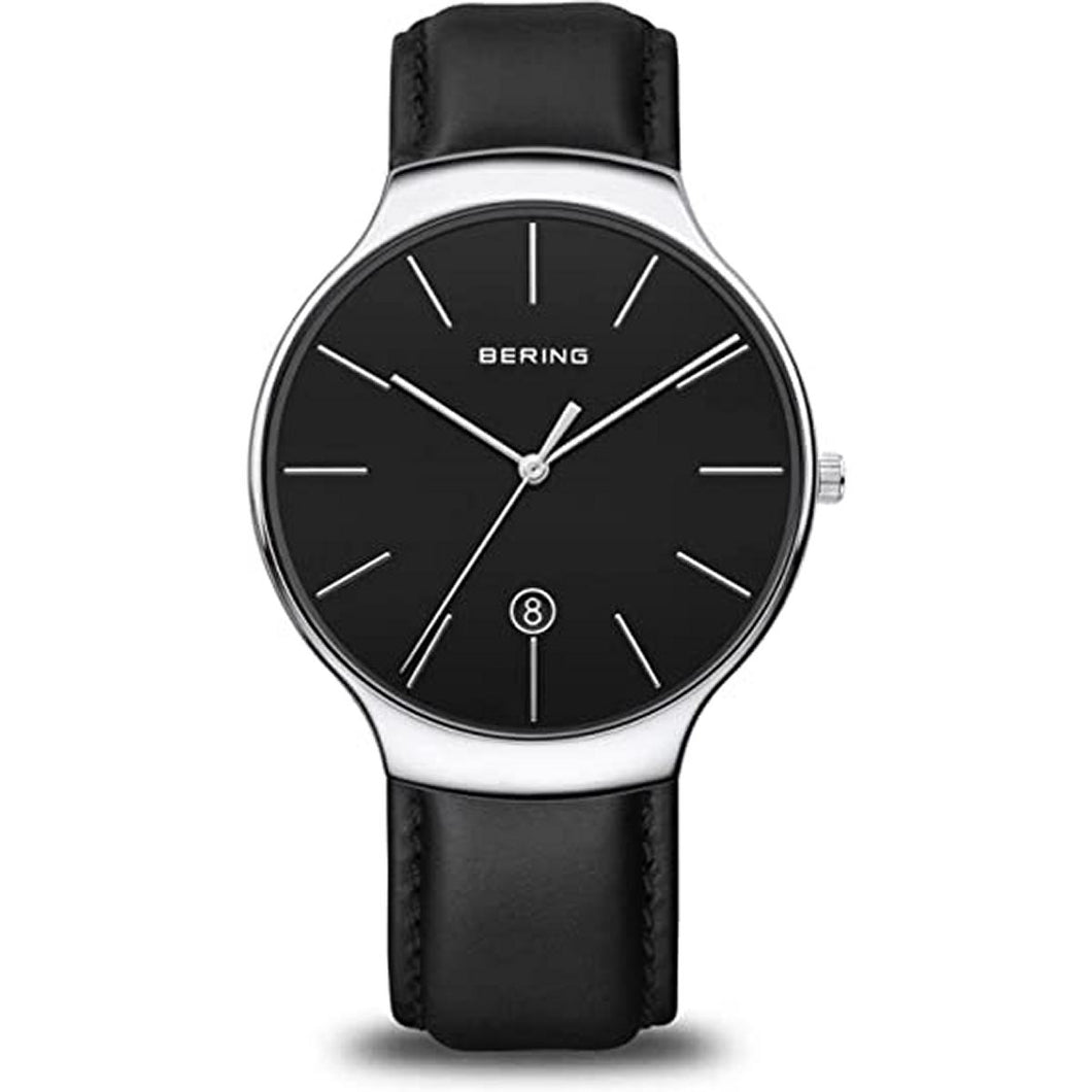 Bering Damen Uhr Armbanduhr Slim Classic - 13338-402 Leder