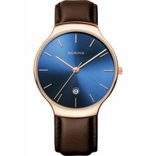 Laden Sie das Bild in den Galerie-Viewer, Bering Damen Uhr Armbanduhr Slim Classic - 13338-567 Leder