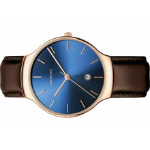 Laden Sie das Bild in den Galerie-Viewer, Bering Damen Uhr Armbanduhr Slim Classic - 13338-567 Leder