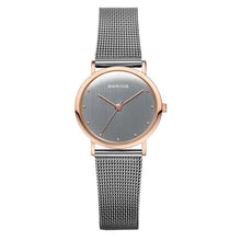 Laden Sie das Bild in den Galerie-Viewer, Bering Damen Uhr Armbanduhr Classic - 13426-369 Meshband