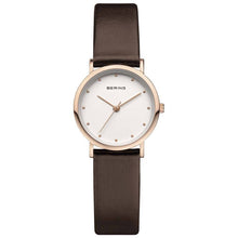 Laden Sie das Bild in den Galerie-Viewer, Bering Damen Uhr Armbanduhr Slim Classic - 13426-564-1 Leder