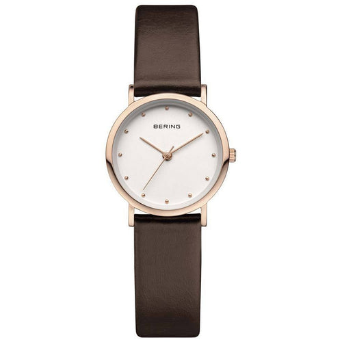 Bering Damen Uhr Armbanduhr Slim Classic - 13426-564-1 Leder