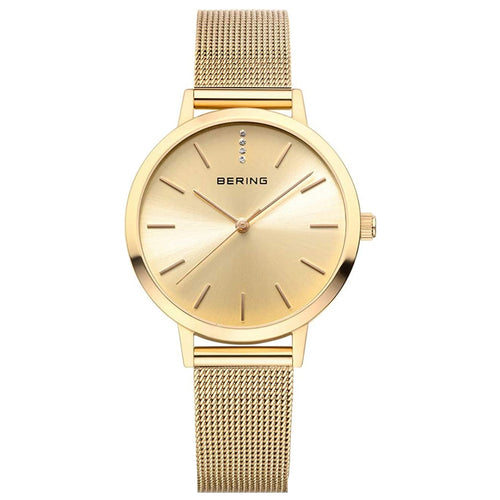 Bering Damen Uhr Armbanduhr Classic - 13434-333 Meshband