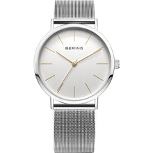 Laden Sie das Bild in den Galerie-Viewer, Bering Unisex Uhr Armbanduhr Slim Classic - 13436-001-1 Meshband