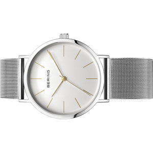 Bering Unisex Uhr Armbanduhr Slim Classic - 13436-001-1 Meshband