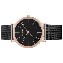 Laden Sie das Bild in den Galerie-Viewer, Bering Herren Uhr Armbanduhr Slim Classic - 13436-166-1 Meshband
