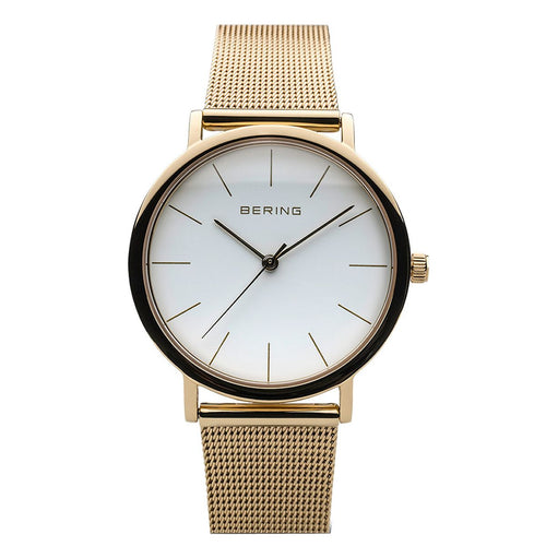 Bering Herren Uhr Armbanduhr Slim Classic - 13436-334-1 Meshband