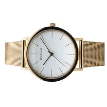 Laden Sie das Bild in den Galerie-Viewer, Bering Herren Uhr Armbanduhr Slim Classic - 13436-334-1 Meshband