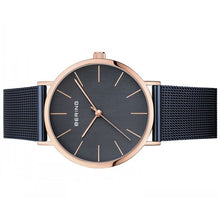 Laden Sie das Bild in den Galerie-Viewer, Bering Herren Uhr Armbanduhr Slim Classic - 13436-367 Meshband