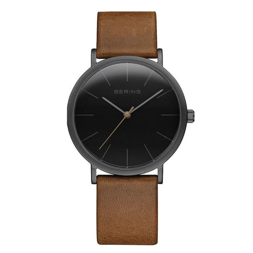 Bering Damen Uhr Armbanduhr Slim Classic - 13436-522-1 Leder