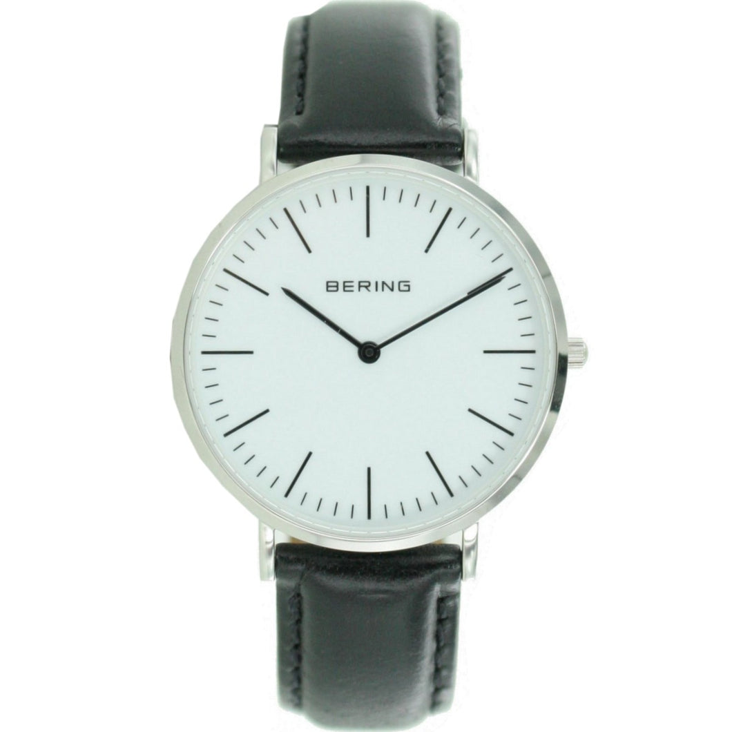 Bering Herren Uhr Armbanduhr Slim Classic - 13738-404-1 Leder