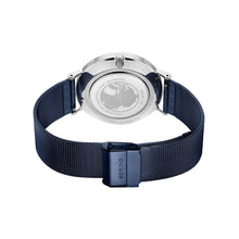 Laden Sie das Bild in den Galerie-Viewer, Bering Herren Uhr Armbanduhr Classic Small Second Blau - 14040-307 Edelstahl