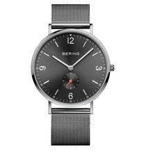 Laden Sie das Bild in den Galerie-Viewer, Bering Herren Uhr Armbanduhr Classic Small Second Grau - 14040-377 Edelstahl