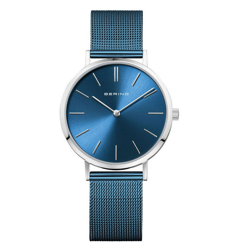 Bering Damen Uhr Armbanduhr Classic Quarz - 14134-308-1 Edelstahl