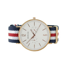 Laden Sie das Bild in den Galerie-Viewer, Bering Herren Uhr Armbanduhr Ultra Slim 14240-464 Nylon