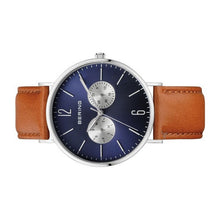 Laden Sie das Bild in den Galerie-Viewer, Bering Unisex Uhr Armbanduhr Ultra Slim - 14240-507 Leder