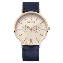 Laden Sie das Bild in den Galerie-Viewer, Bering Unisex Uhr Armbanduhr Ultra Slim - 14240-564 Nylon