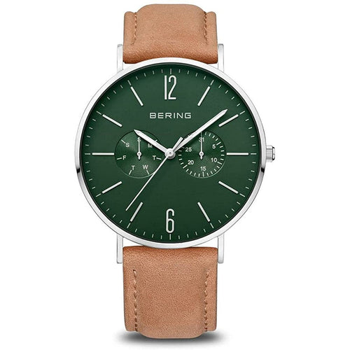 Bering Herren Uhr Armbanduhr Classic - 14240-608 Leder