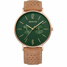 Laden Sie das Bild in den Galerie-Viewer, Bering Herren Uhr Armbanduhr Classic - 14240-668 Leder