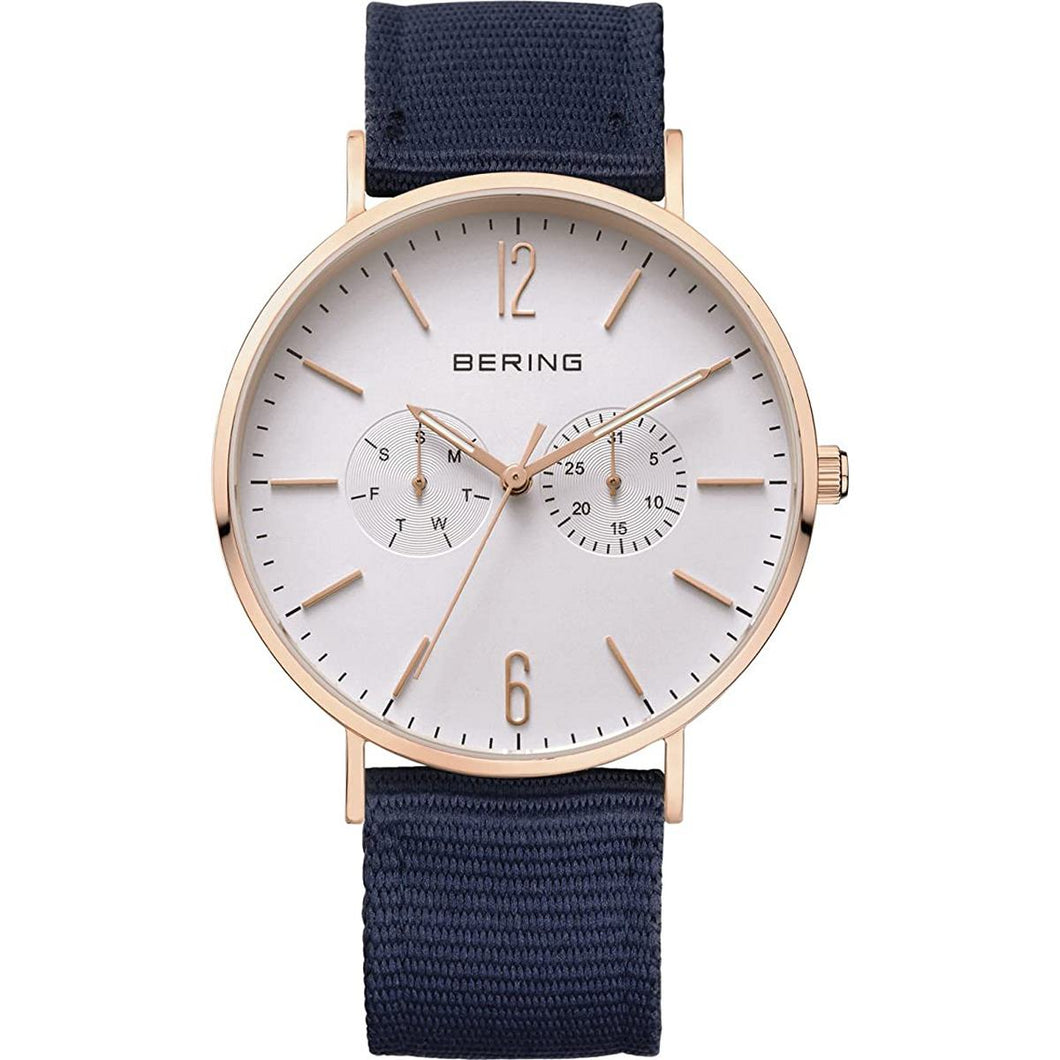 Bering Unisex Uhr Armbanduhr Ultra Slim - 14240-864-1 Nylon