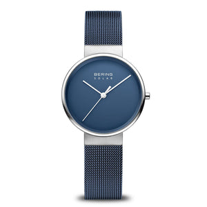 Bering Damen Uhr Armbanduhr Classic Solar - 14331-307 Meshband