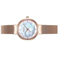 Laden Sie das Bild in den Galerie-Viewer, Bering Damen Uhr Armbanduhr Classic Solar - 14424-366 Meshband