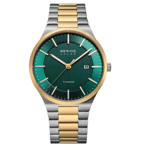 Bering Herren Uhr Armbanduhr Solar Titanium - 14439-718 Edelstahl