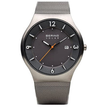Laden Sie das Bild in den Galerie-Viewer, Bering Herren Uhr Armbanduhr Solar - 14440-077 Meshband