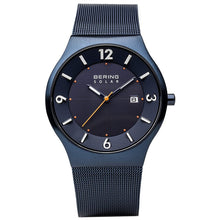 Laden Sie das Bild in den Galerie-Viewer, Bering Herren Uhr Armbanduhr Solar - 14440-393 Meshband