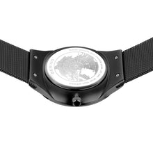 Laden Sie das Bild in den Galerie-Viewer, Bering Herren Uhr Armbanduhr Edelstahl schwarz 14442-227 Solar