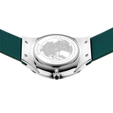 Laden Sie das Bild in den Galerie-Viewer, Bering Herren Uhr Armbanduhr Edelstahl grün 14442-808-1 Solar