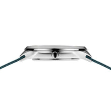 Laden Sie das Bild in den Galerie-Viewer, Bering Herren Uhr Armbanduhr Edelstahl grün 14442-808 Solar