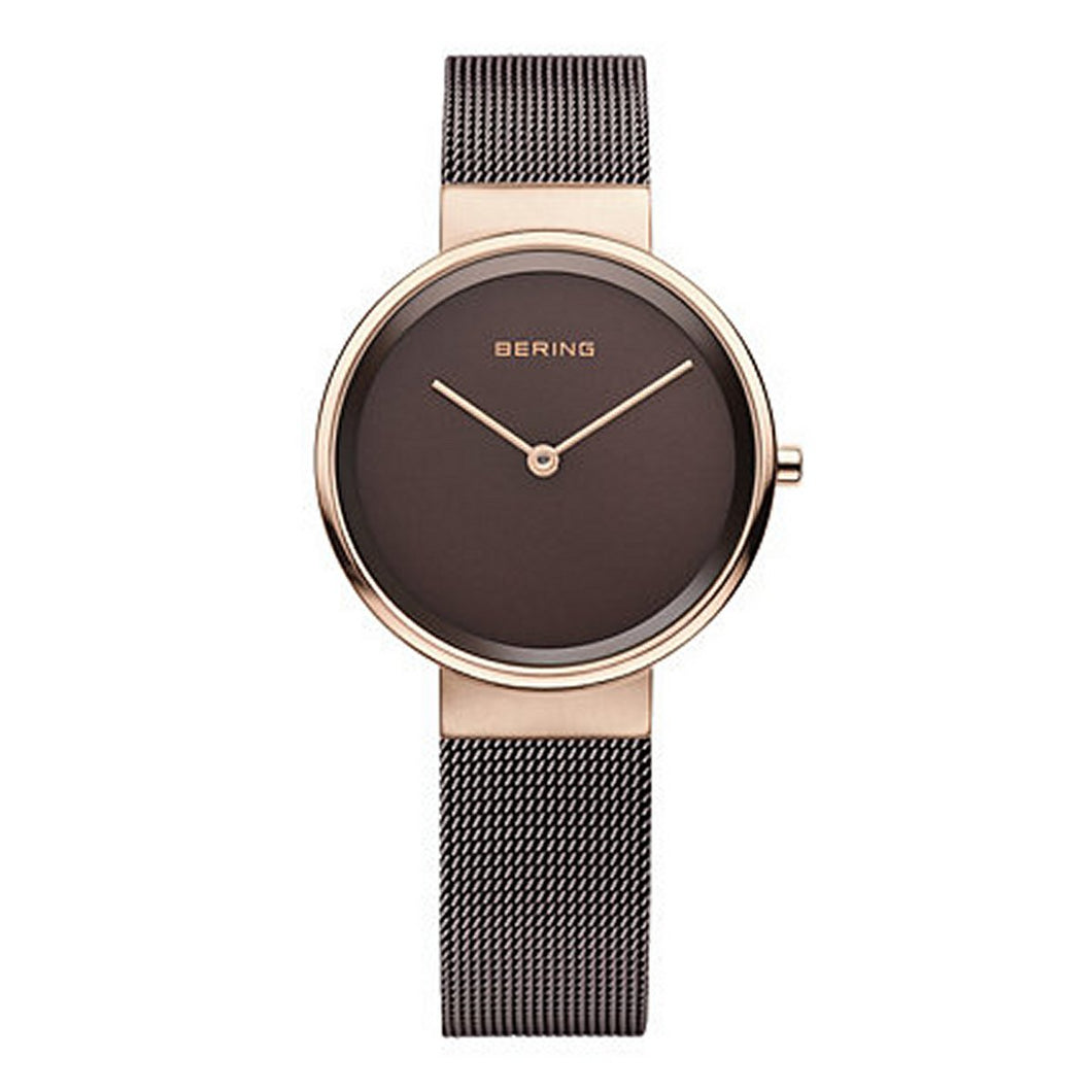 Bering Damen Uhr Armbanduhr Slim Classic - 14531-262 Edelstahl