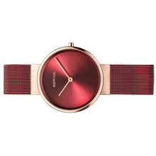 Laden Sie das Bild in den Galerie-Viewer, Bering Damen Uhr Armbanduhr Classic Collection - 14531-363 Meshband