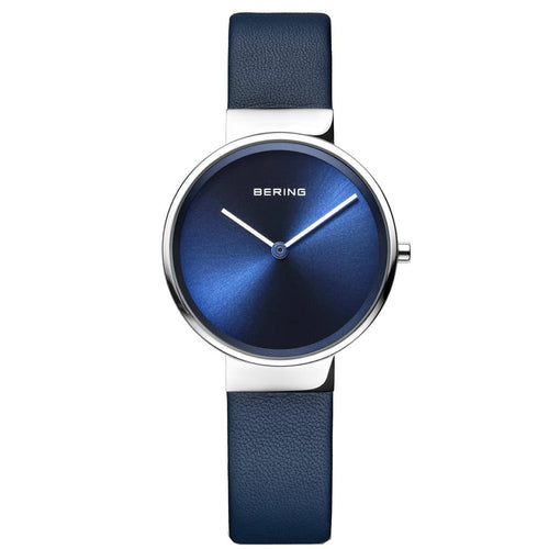 Bering Damen Uhr Armbanduhr Slim Classic - 14531-607-1 Leder