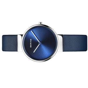 Bering Damen Uhr Armbanduhr Slim Classic - 14531-607-1 Leder