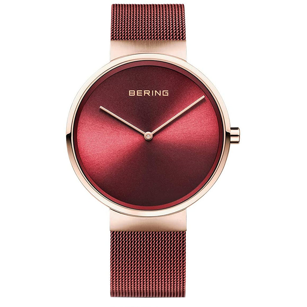 Bering Unisex Uhr Armbanduhr Classic Collection - 14539-363-1 Meshband