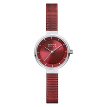 Laden Sie das Bild in den Galerie-Viewer, Bering Damen Uhr Armbanduhr Classic Solar - 14627-303 Meshband